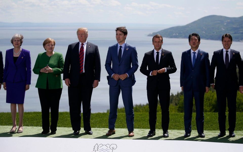 G7 căng thẳng vì Tổng thống Trump đề xuất Nga trở lại khối - 1 Các nguyên thủ quốc gia khối G7 (Ảnh: Reuters)