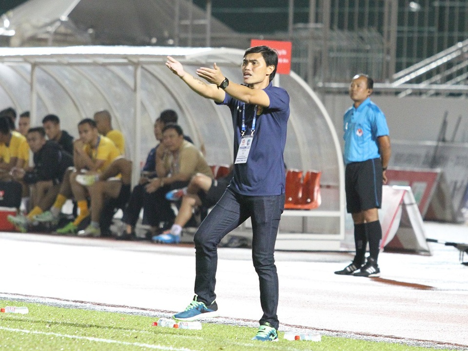 Sài Gòn FC của HLV Phan Văn Tài Em vừa có chiến thắng quan trọng ở vòng 12 V-League 2018 (ảnh: Trọng Vũ)