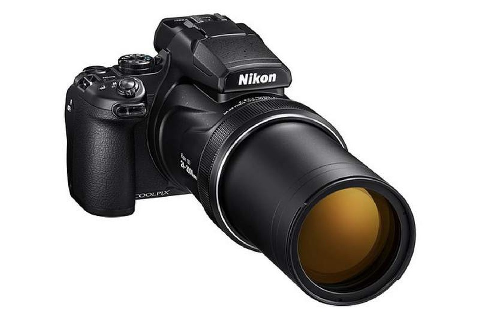 Nikon phá kỷ lục với máy ảnh zoom quang học lên tới 125x - 2 Mặt trước của máy ảnh.