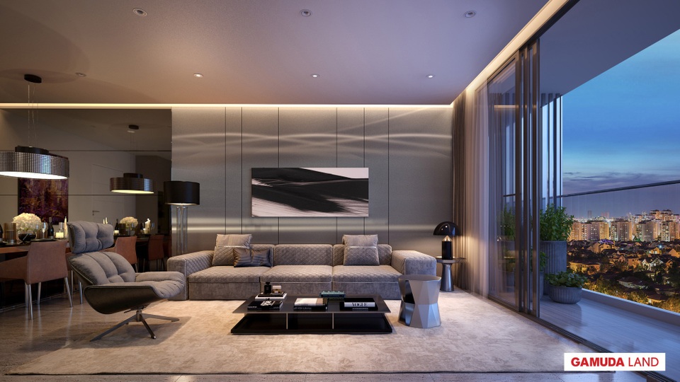 Diamond Alnata - Tiện ích nội khu dẫn đầu xu hướng - 2 Không gian khoáng đạt tại Sky-linked villa.