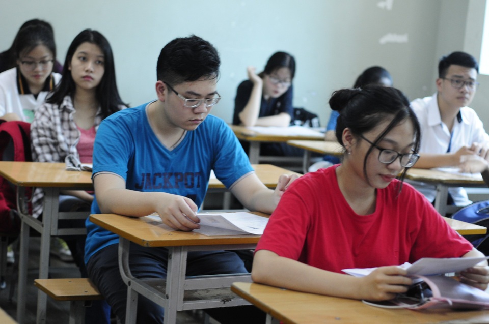 Điểm thi Hà Giang “cao bất thường”: Quy trình chặt nhưng được vận hành bởi con người - 1 Thí sinh dự thi THPT quốc gia 2018 (Ảnh: Mỹ Hà).
