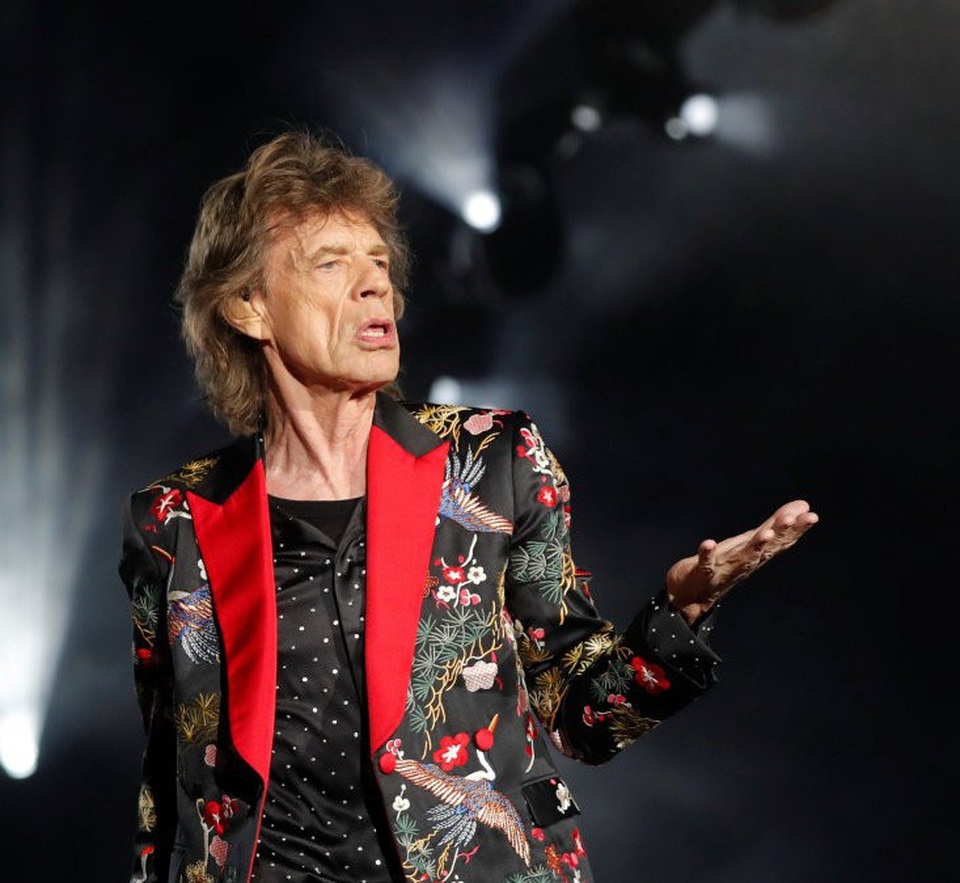 Nam ca sĩ Mick Jagger (74 tuổi), trưởng nhóm rock Rolling Stones
