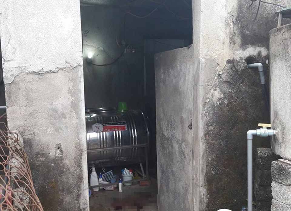Chủ tiệm thuốc tây chết bất thường bên vũng máu - 1 Vị trí phát hiện thi thể bà Th.