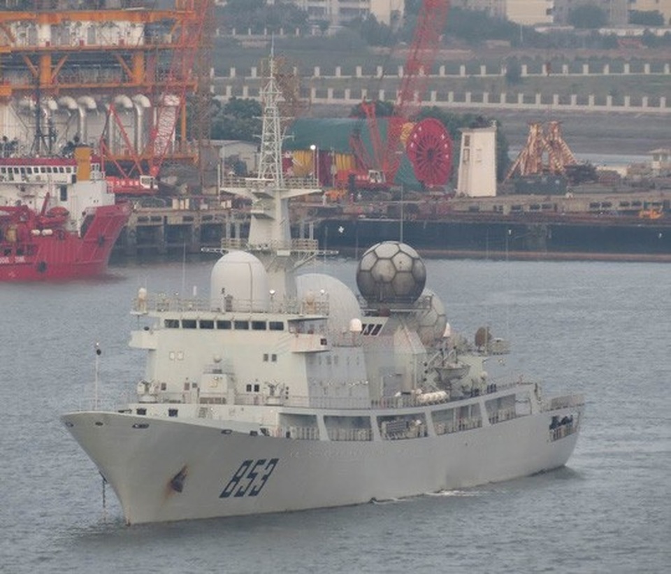 Tàu Trung Quốc do thám cuộc tập trận RIMPAC - 1
Một tàu do thám lớp Dongdiao của Trung Quốc. Ảnh: USNI News