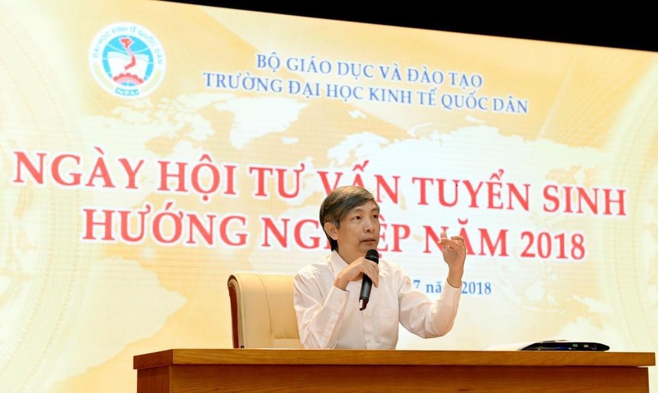 Điểm chuẩn đại học giảm, đừng dè chừng mà mất cơ hội - 1
Ông Bùi Đức Triệu, Trưởng phòng Đạo tạo, trường Đại học Kinh tế Quốc dân
