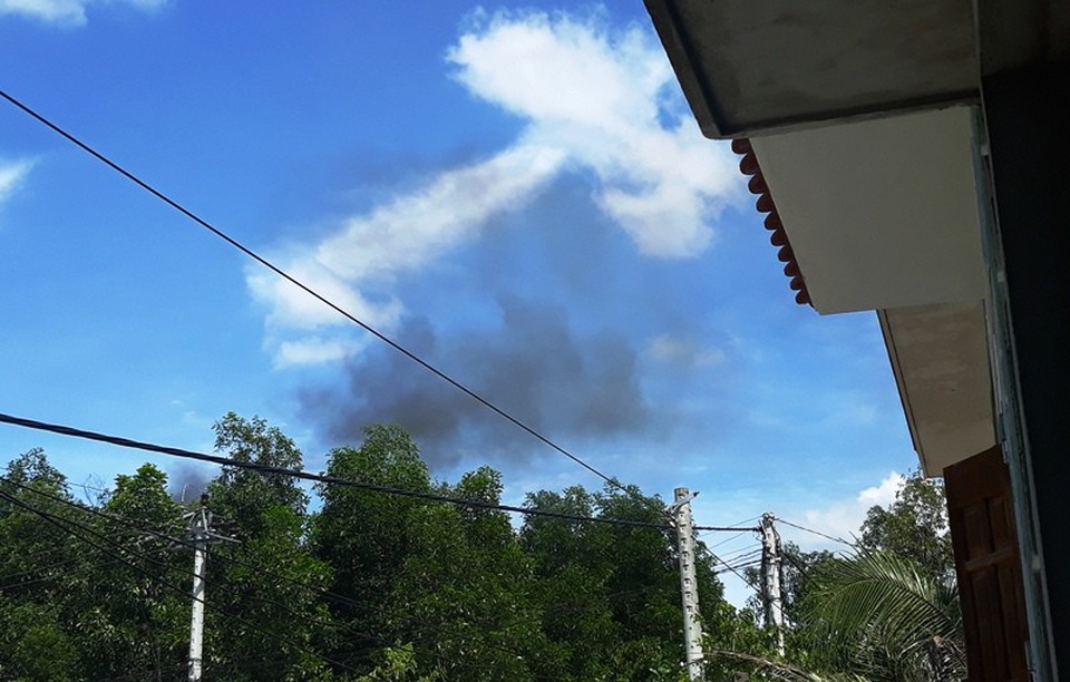 Nhiều năm qua, người dân ở thôn Hòa Đại, xã Cát Hiệp sống chung với ô nhiễm.