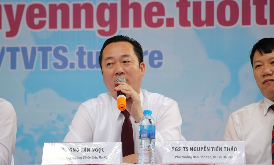 TS. Đồng Văn Ngọc (Hiệu trưởng CĐ Cơ điện Hà Nội).
