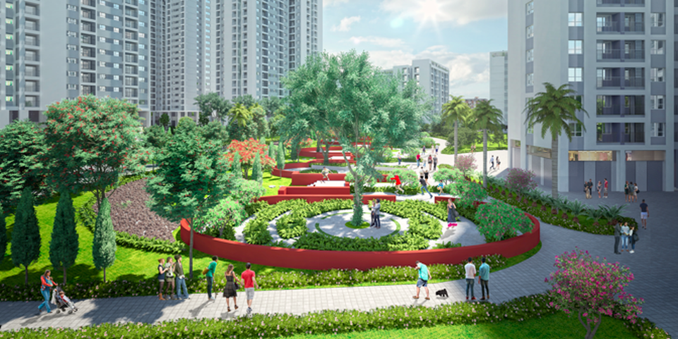 Dấu ấn khu đô thị xanh phía Nam Hà Nội - 2
Ngập tràn sắc xanh tại KĐT Hồng Hà Eco City.