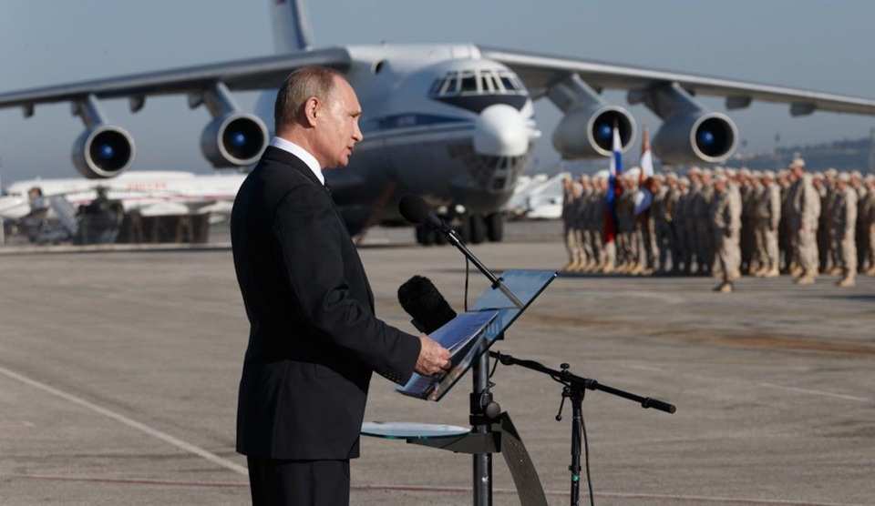 
Tổng thống Putin lệnh rút bớt lực lượng khỏi Syria cuối năm 2017. (Ảnh: TASS)
