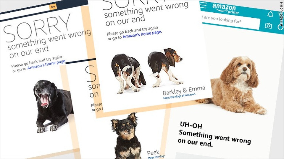 Amazon "sập" website vì quá tải trong "ngày hội mua sắm" Prime Day - 2 Website bán hàng của Amazon gặp phải tình trạng quá tải và không thể đăng nhập tại một số khu vực.