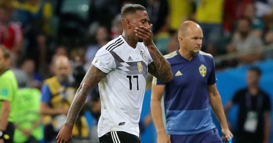 Đội hình tệ nhất World Cup 2018: Nỗi buồn của người Đức - 2
Boateng là thảm họa của đội tuyển Đức