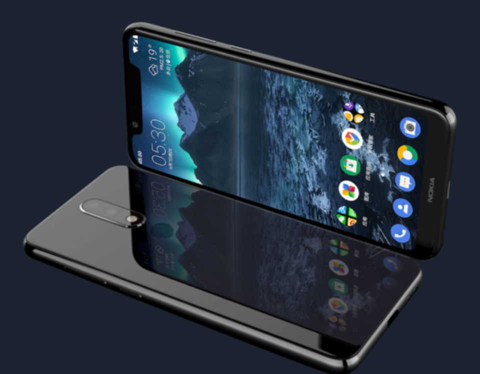 Smartphone tầm trung Nokia X5 trình làng với màn hình “tai thỏ” và camera kép - 1 Nokia X5 sở hữu thiết kế không viền với màn hình “tai thỏ”