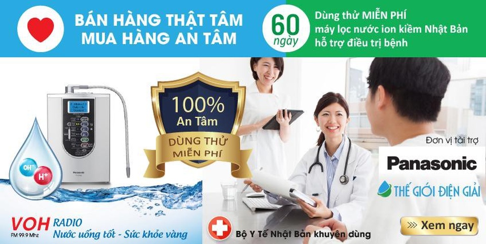 Dùng thử máy lọc nước ion kiềm miễn phí tại Thế Giới Điện Giải - 1