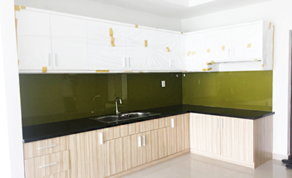 Dự án Carillon 5 của TTC Land tại Tân Phú sắp về đích - 3 Phòng bếp hoàn thiện