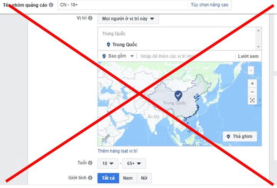 Facebook đã bỏ Trường Sa, Hoàng Sa khỏi bản đồ Trung Quốc - 1 Facebook đã bỏ Trường Sa, Hoàng Sa khỏi bản đồ Trung Quốc - 1