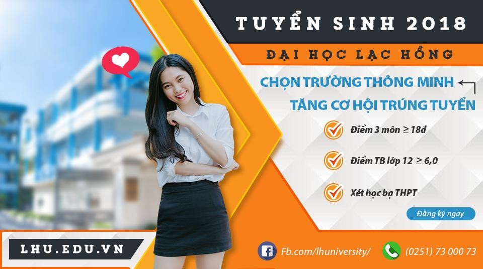 Điểm học bạ tốt đừng nên bỏ qua những phương thức xét tuyển này - 3
Điểm xét tuyển học bạ của đại học Lạc Hồng (Đồng Nai)