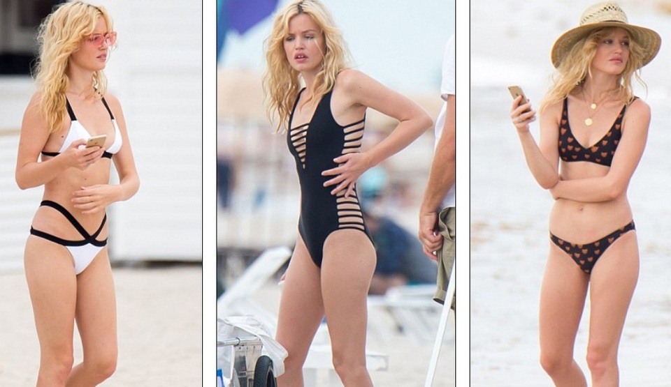 Georgia May Jagger cuốn hút từ mọi góc nhìn - 1
Georgia May Jagger bận rộn trong buổi chụp hình quảng cáo áo tắm trên bãi biển Miami ngày 19/7 vừa qua