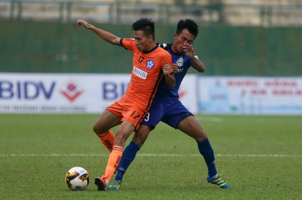 SHB Đà Nẵng thua đậm B.Bình Dương ở vòng 20 V-League - 5 Còn SHB Đà Nẵng tiếp tục có thêm trận thua mất mặt (ảnh: Anh Hải)