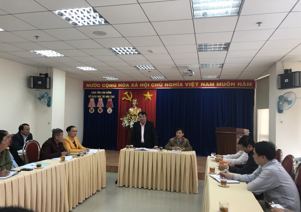 Kết quả chấm thẩm định kỳ thi THPT quốc gia tại Lâm Đồng: Không sai phạm! - 1
Buổi công bố kết quả chấm thẩm định tại Lâm Đồng