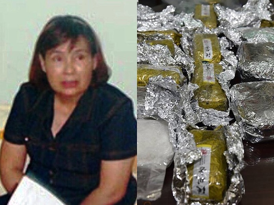 
Bà trùm Oanh “Hà”. (Ảnh tư liệu, công an cung cấp). Số ma túy do đàn em Oanh “Hà” mang từ TP.HCM ra Hà Nội bị C47 bắt giữ.
