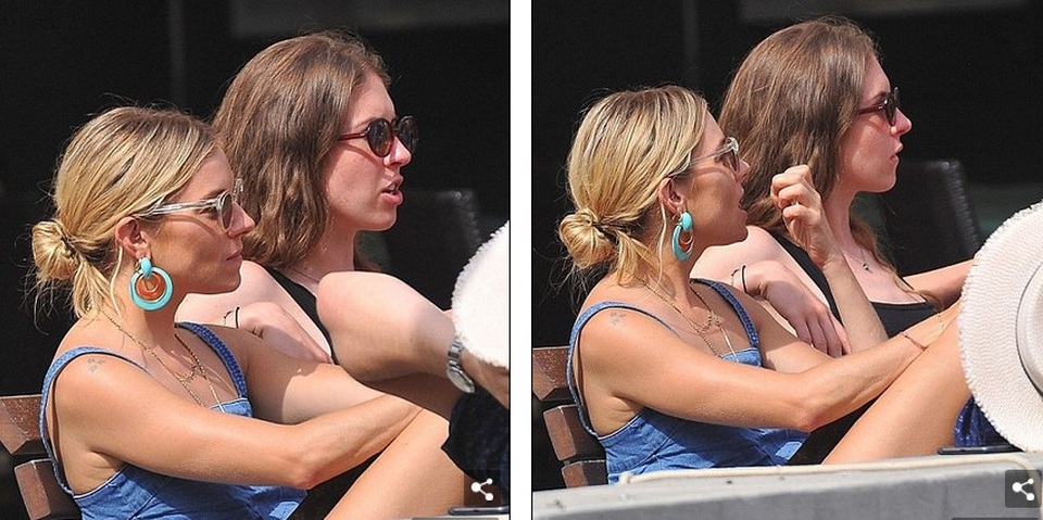 Sienna Miller khoe dáng chuẩn trong kỳ nghỉ tại Ý - 7
Là người kín đáo nên ngôi sao tóc vàng rất hiếm khi để lộ hình ảnh con gái.