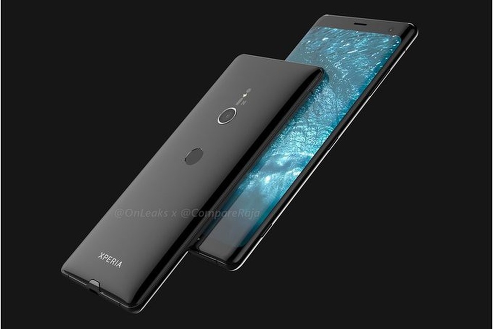 Lộ thiết kế hoàn chỉnh smartphone Xperia XZ3 với màn hình cong lạ mắt - 1 Ảnh chính thức Xperia XZ3 cho thấy sản phẩm sở hữu màn hình cong giống Galaxy S9 của Samsung