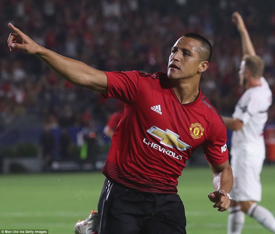 MU thắng AC Milan sau 13 loạt sút luân lưu - 1
Sanchez mở tỉ số cho các cầu thủ MU