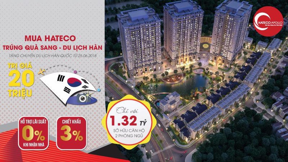 Ưu đãi khủng khi mua căn hộ Hateco Apollo Xuân Phương - 1 Chính sách khủng cùng quà tặng hấp dẫn là điểm mạnh thu hút khách hàng đến với Hateco Apollo