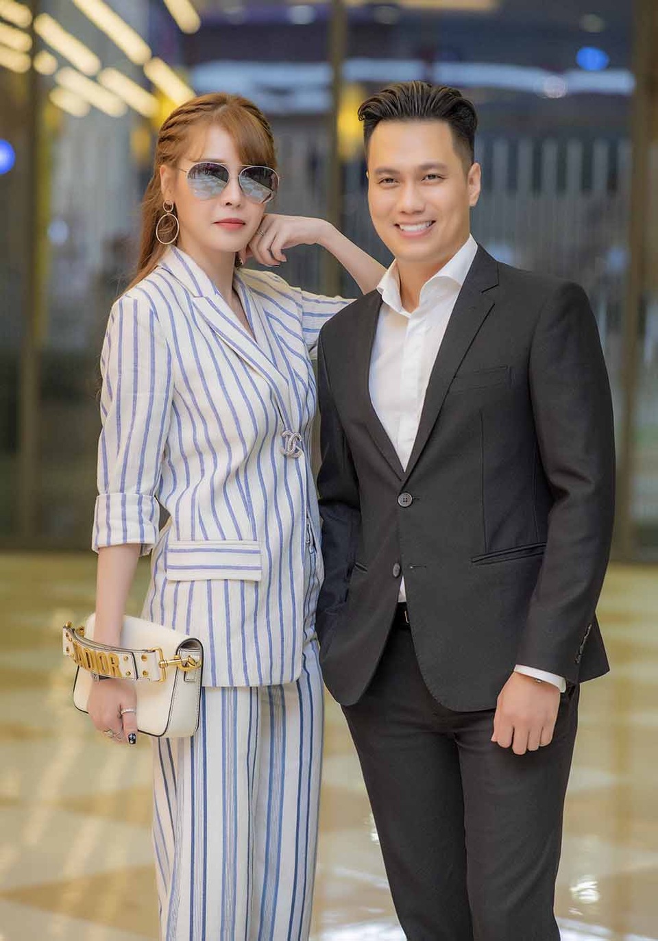 Đây là lần đầu tiên cả hai xuất hiện của sau scandal tình ái ồn ào trong những ngày gần đây.