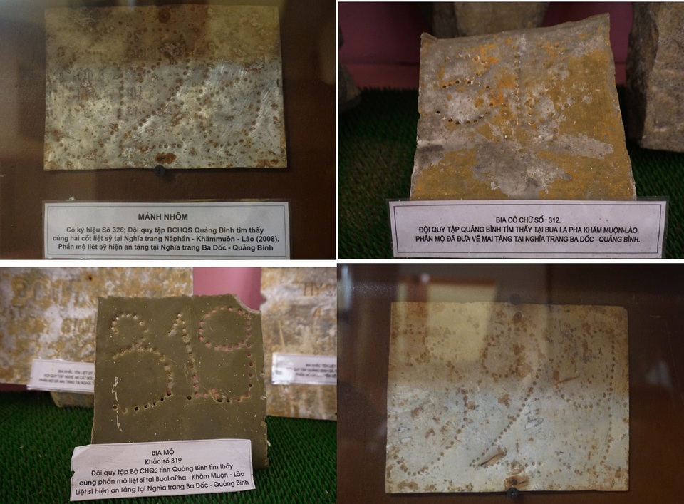 Buốt nhói những tấm bia mộ liệt sĩ được "mã hóa" - 6 Rất nhiều tấm bia chỉ là những con số. Có thể vì lí do đảm bảo bí mật nên các thông tin về người hi sinh đã không được ghi vào bia. Thông tin về các liệt sĩ sẽ được xác định nếu giải mã được những kí hiệu này.