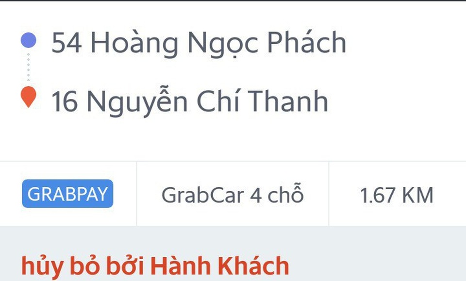 Nhiều tài xế Grab chưa đồng tình với các chính sách mới của Công ty Grab Việt Nam - 3 Khách huỷ cũng khiến tài xế mất thưởng