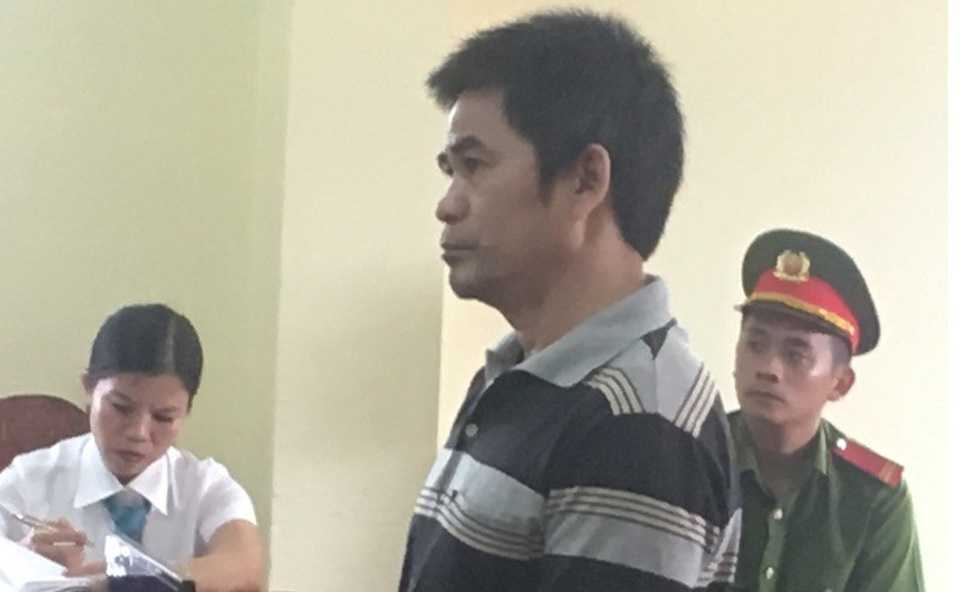 Bị cáo Lê Hoàng Lực tại phiên tòa hôm nay