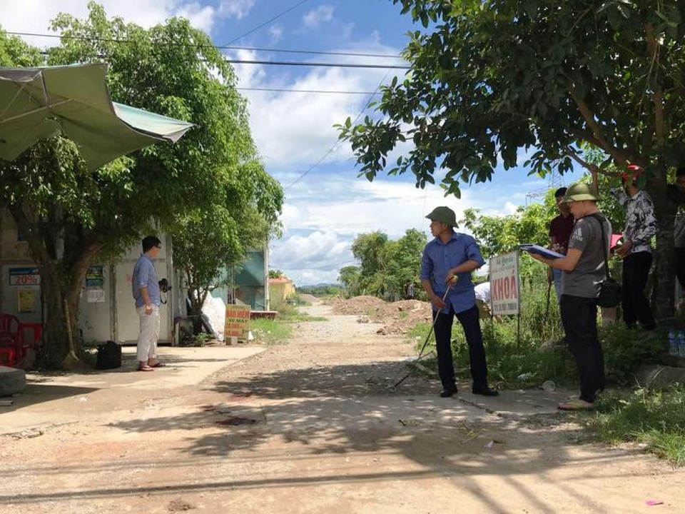 
Hiện trường nơi xảy ra sự việc.
