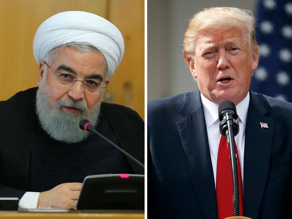 Ông Trump sẵn sàng gặp Tổng thống Iran vô điều kiện - 1
Tổng thống Mỹ Donald Trump và người đồng cấp Iran Hassan Rouhani (Ảnh: Getty)
