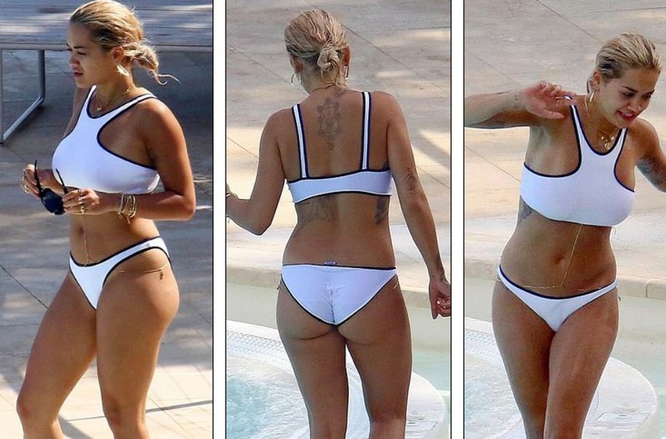 Rita Ora gợi cảm trong kỳ nghỉ ở Pháp - 1
Rita Ora gợi cảm khoe dáng bên bể bơi ngày 2/7 vừa qua