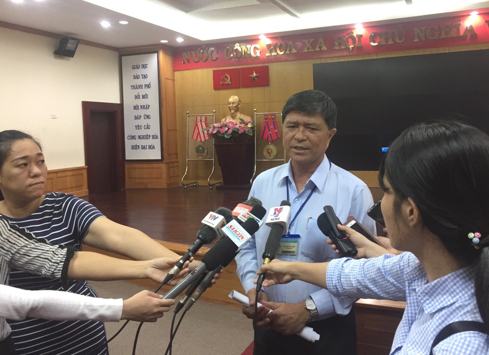 Chấm thi THPT quốc gia tại TPHCM: Chỉ 1% bài thi môn Ngữ Văn đạt điểm giỏi - 1 Ông Nguyễn Văn Hiếu, Phó giám đốc Sở GD-ĐT TPHCM trả lời báo chí