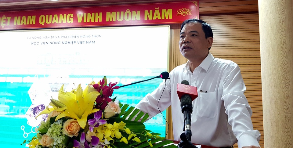 Kỹ sư Nông nghiệp 4.0… kì vọng lớn từ đào tạo chất lượng cao - 1
Bộ trưởng Bộ NN&PTNT Nguyễn Xuân Cường