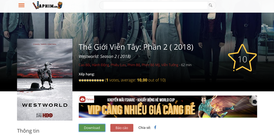 Ma trận phim lậu: Khi Internet Việt Nam là nguồn phân phối bất hợp pháp - 2 Các kênh chuyên tải phim có lượng người xem lớn ở Việt Nam