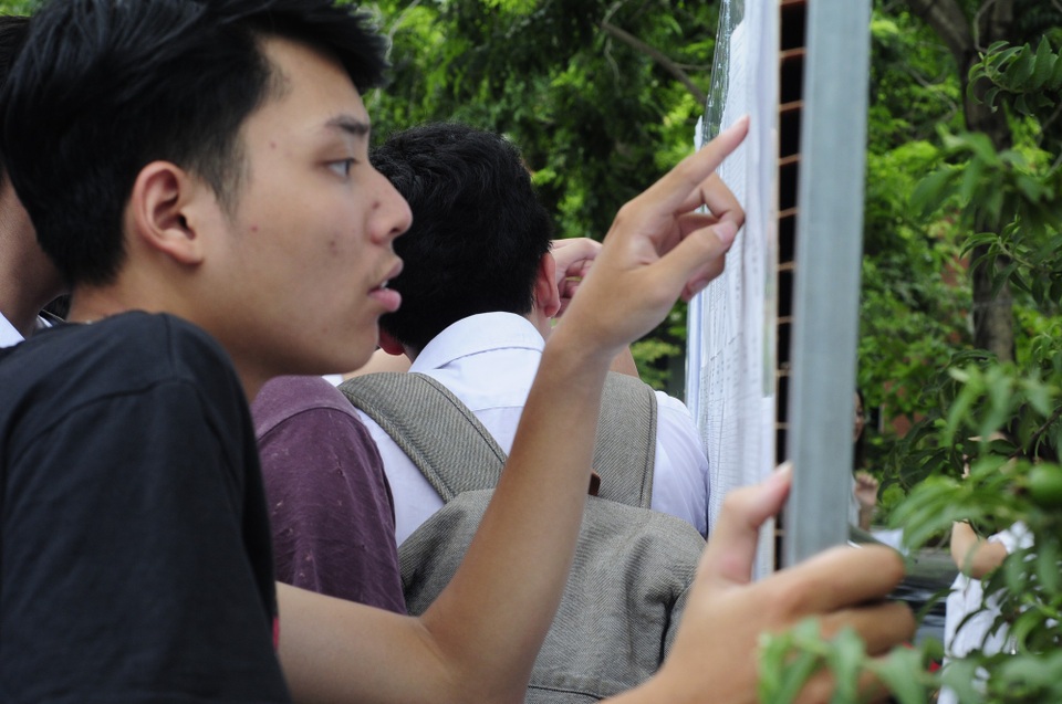 Đã có nhiều điểm 10 môn thi trắc nghiệm. (Ảnh: Mỹ Hà).