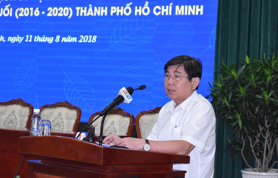 TPHCM làm gì với hơn 26.000ha đất nông nghiệp được phép chuyển đổi? - 4 Chủ tịch UBND TPHCM Nguyễn Thành Phong yêu cầu xử lý kiên quyết các dự án chậm triển khai để nâng cao hiệu quả sử dụng đất