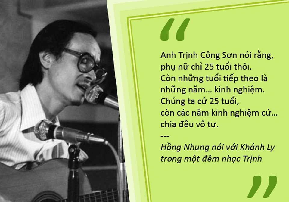 10 câu nói cảm động của Khánh Ly về Trịnh Công Sơn - 4 Khánh Ly sợ Hồng Nhung vì quá… khôn khéo?