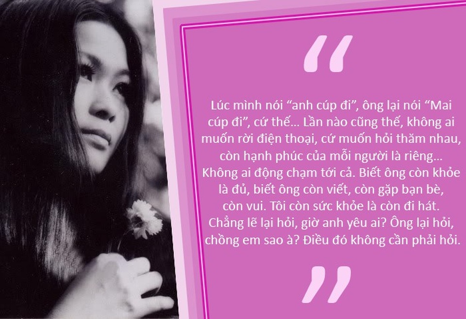 10 câu nói cảm động của Khánh Ly về Trịnh Công Sơn - 9 Khánh Ly chia sẻ về nỗi buồn sâu kín của Trịnh Công Sơn