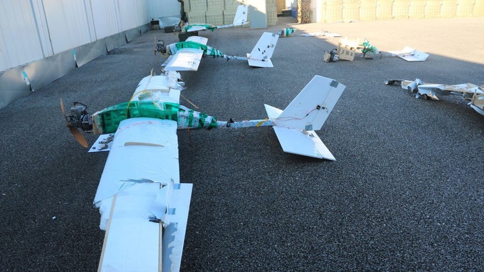 Nga bắn hạ 4 máy bay không người lái tiến gần căn cứ quân sự ở Syria - 1 Máy bay không người lái thu được trong một vụ tấn công căn cứ quân sự Nga ở Syria trước đó (Ảnh minh họa: Sputnik)