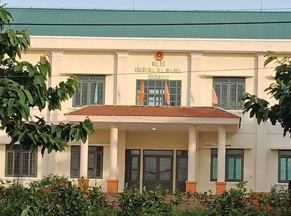 UBND xã Nâm N’Jang nơi ông Phong công tác