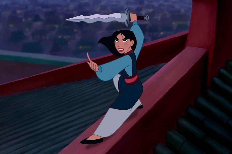 Hé lộ tạo hình của Lưu Diệc Phi trong vai Hoa Mộc Lan - 2 Cảnh trong phim hoạt hình “Mulan” (1998)