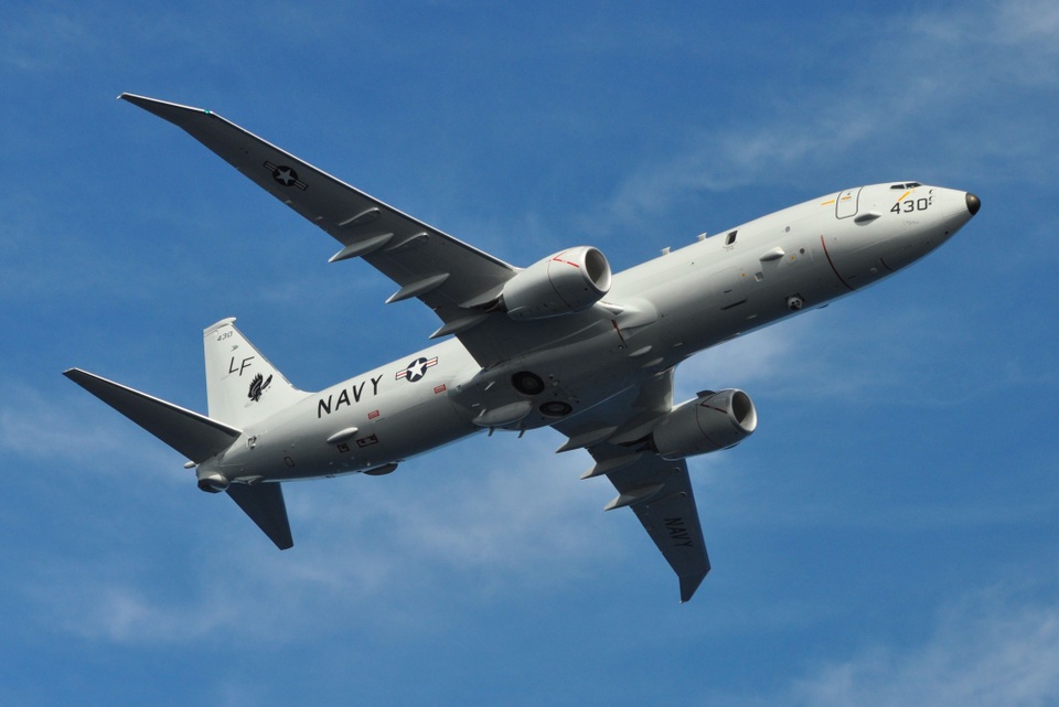 Mỹ cảnh báo hành vi của Trung Quốc trên Biển Đông - 1 Máy bay P-8A Poseidon của quân đội Mỹ (Ảnh: US Navy)