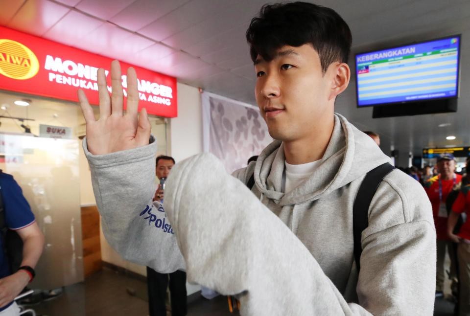 Chia tay Tottenham, ngôi sao Son Heung-min về thi đấu ở Asiad 2018 - 1
Son Heung-min có mặt ở Indonesia