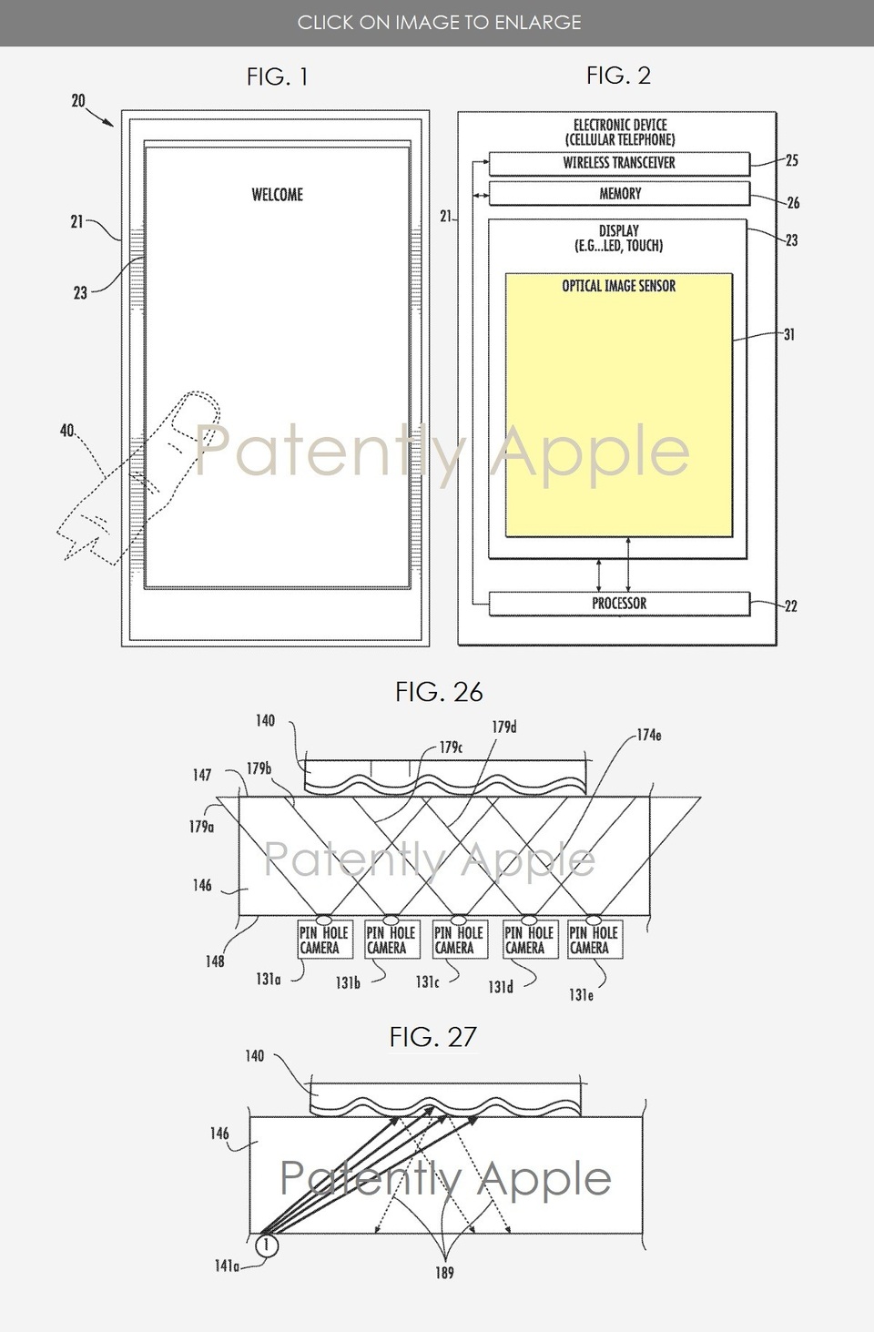 Apple tìm ra cách để tích hợp cảm biến vân tay vào màn hình iPhone - 1 Hình ảnh mô tả về công nghệ cảm biến vân tay tích hợp vào màn hình mà Apple đang phát triển