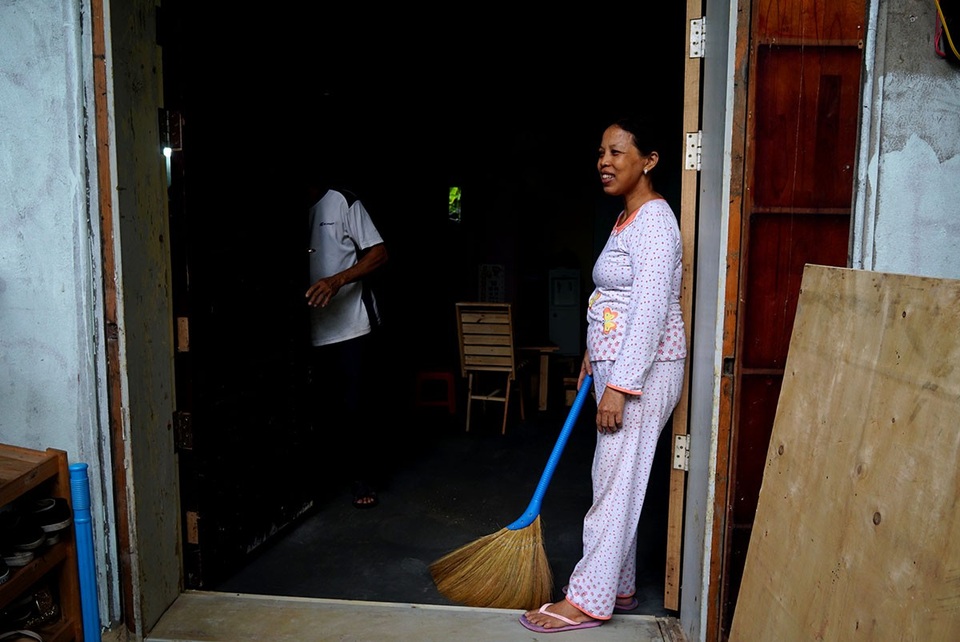 Có những gia đình sống nhiều năm, cũng có những hộ chỉ mới chuyển đến thời gian gần đây.