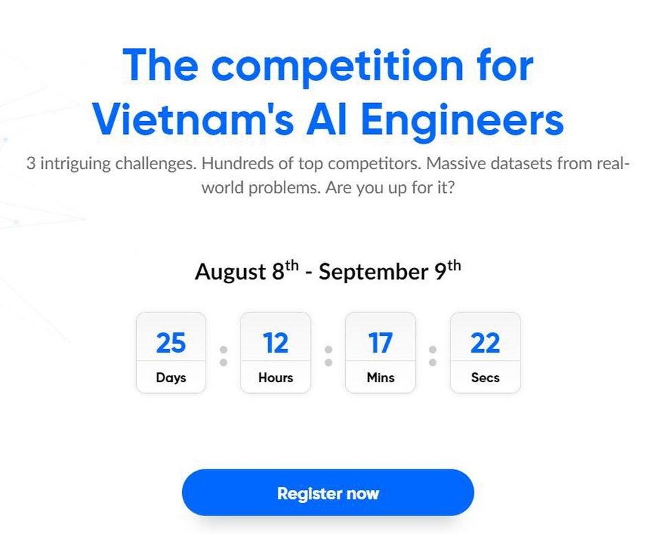 Việt Nam đã có Kaggle đầu tiên trong lĩnh vực trí tuệ nhân tạo - 4 Cuộc thi còn hạn tham gia đến 09/09/2018